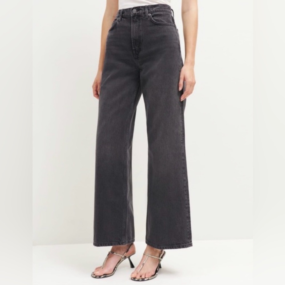 Women's Black Wide Leg Jeans